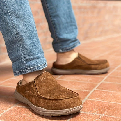 LazyStep Men's McCoy Cushioned Clog Slippers - Comfortable and Supportive Footwear