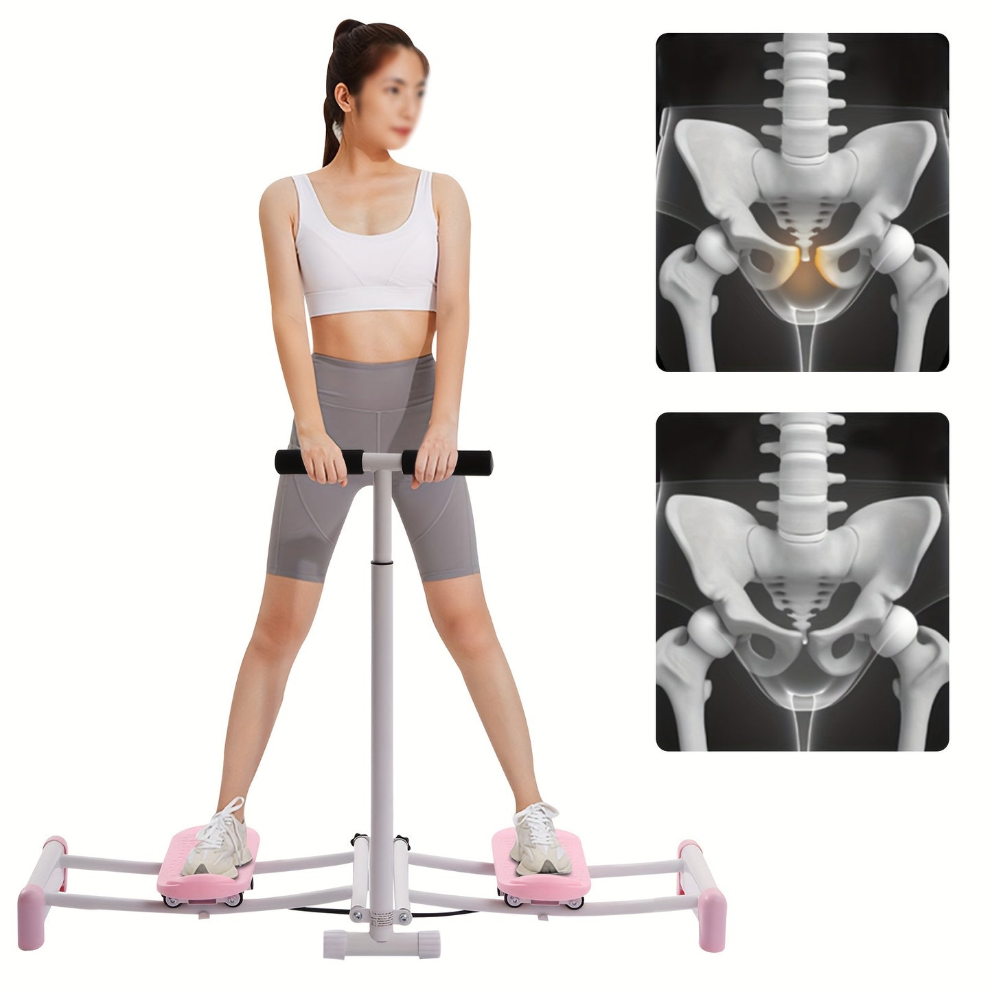 Weight Loss Pelvic Floor Muscle Fitness Equipment - Kegel Exercise Tool for Thin Legs and Strengthening