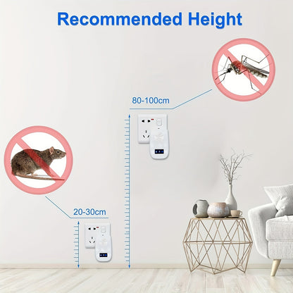 Ultrasonic Pest Repeller – Electronic Mice and Bug Repellent, 6 Pack Indoor Plug-In for Roaches, Spiders, Ants, Flies