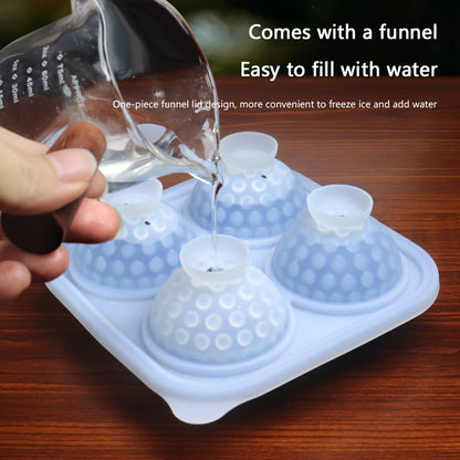 Silicone Golf Ball Ice Cube Tray - Multifunctional Mold for Pudding, Jelly, Candy, Whiskey and Cocktails, Kitchen Essentials