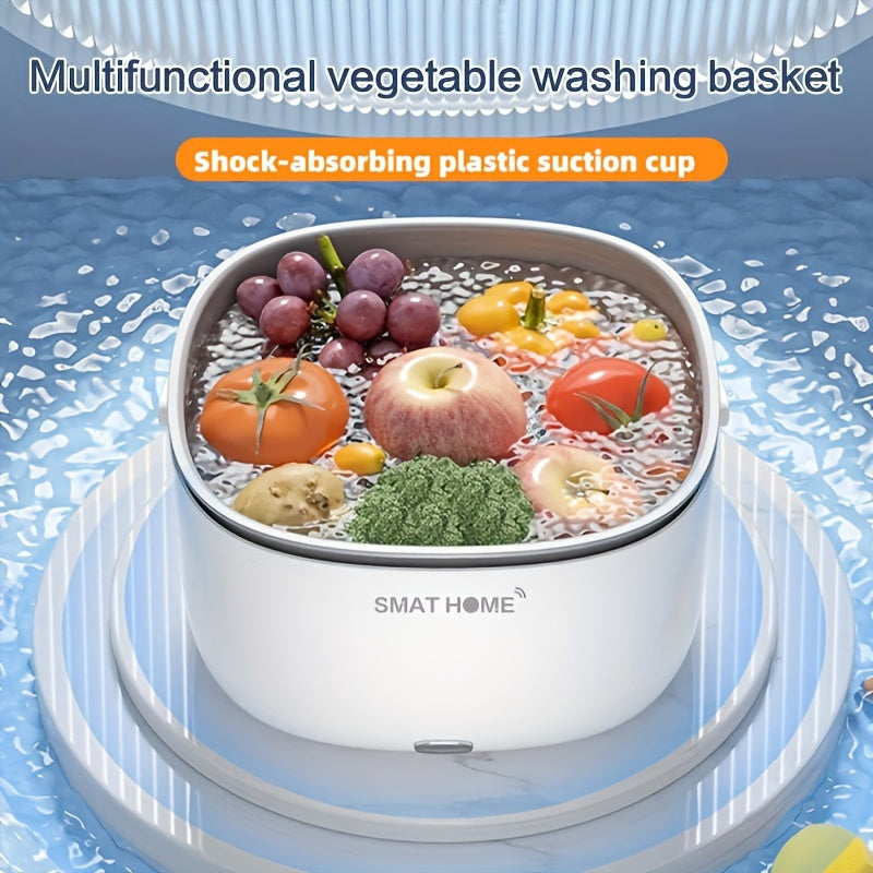 Fruit and Vegetable Purifier – Multi-Functional Household Cleaning Machine – Portable Automatic Vegetable Washer – Battery-Free
