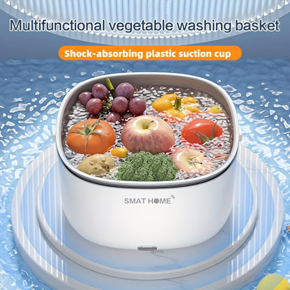 Fruit and Vegetable Purifier – Multi-Functional Household Cleaning Machine – Portable Automatic Vegetable Washer – Battery-Free