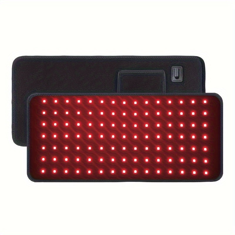 Red Light Therapy Pad – NIR Deep Therapy for Body Pain Relief, Portable 660nm and 850nm Heating Wrap for Back, Knee, Hands, Feet, Home Use, Gift for Women and Men