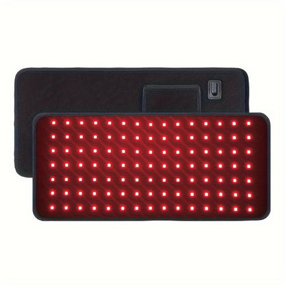 Red Light Therapy Pad – NIR Deep Therapy for Body Pain Relief, Portable 660nm and 850nm Heating Wrap for Back, Knee, Hands, Feet, Home Use, Gift for Women and Men