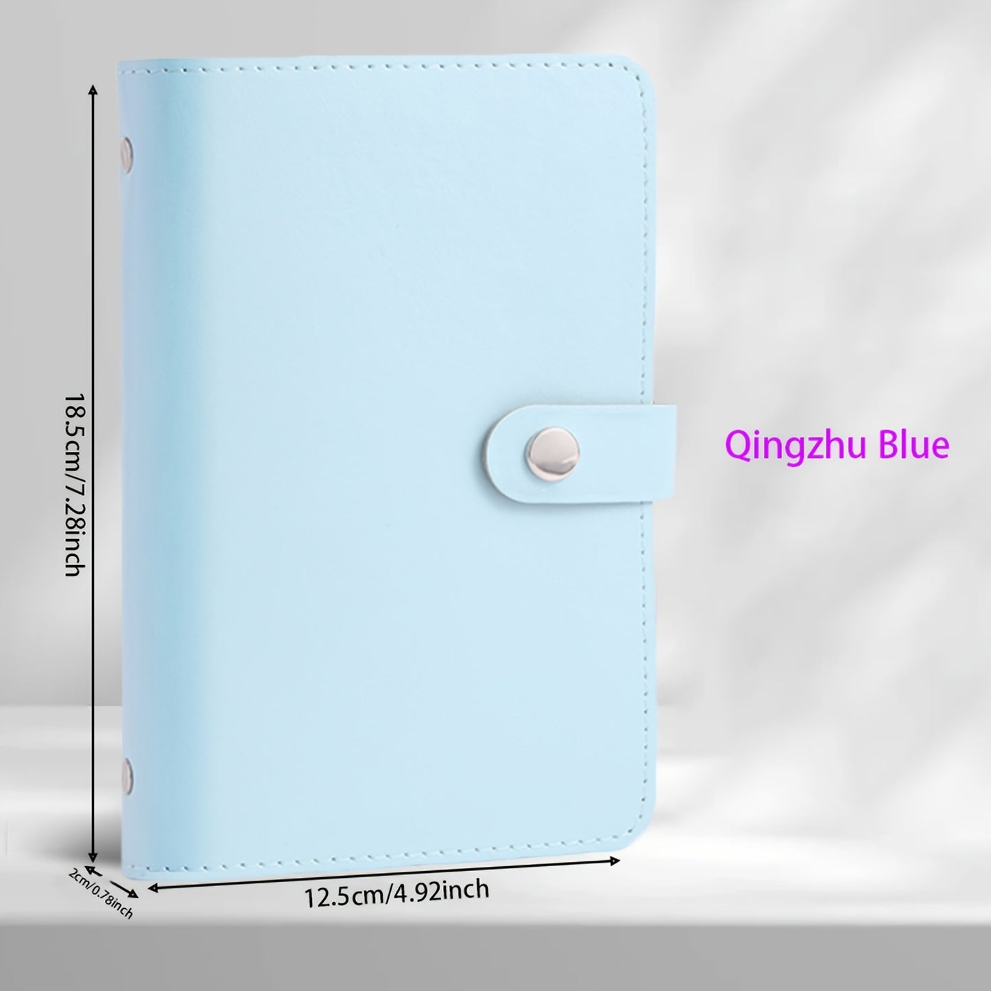 1 Banknote Storage Book - PU Material, Holds 100 Banknotes, Photos, Stamps, Bank Cards, A6 Ultra-Large Capacity with 50 Inner Pages