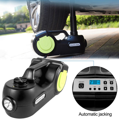 VEVOR 5 Ton 12V Electric Car Jack Kit – Portable Hydraulic Jack with Impact Wrench & LED Light for Tire Lifting and Car Repair (13.5–36cm)