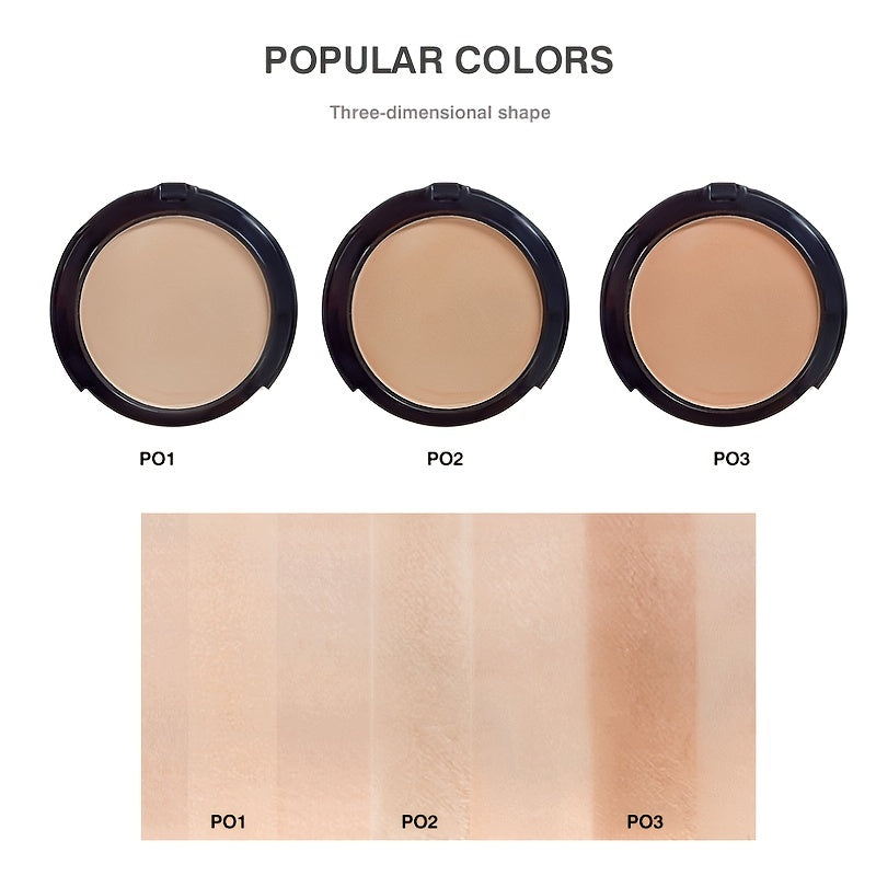 Timeless Elegance Matte Pressed Powder - Long-Lasting, Oil-Free Complexion, Buildable Coverage, Travel-Ready