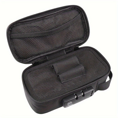 Smell Proof Bag with Lock – Carbon Lined Stash Storage Case, Odor-Resistant for Travel & Household Use
