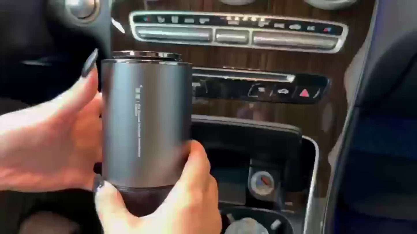 Smart Car Air Freshener 50ML – Premium Essential Oil Diffuser with Star Projector – Automatic, Long-Lasting Natural Fragrance – Odor Remover with 300 Days of Freshness – Ideal Car Accessory for Lovers