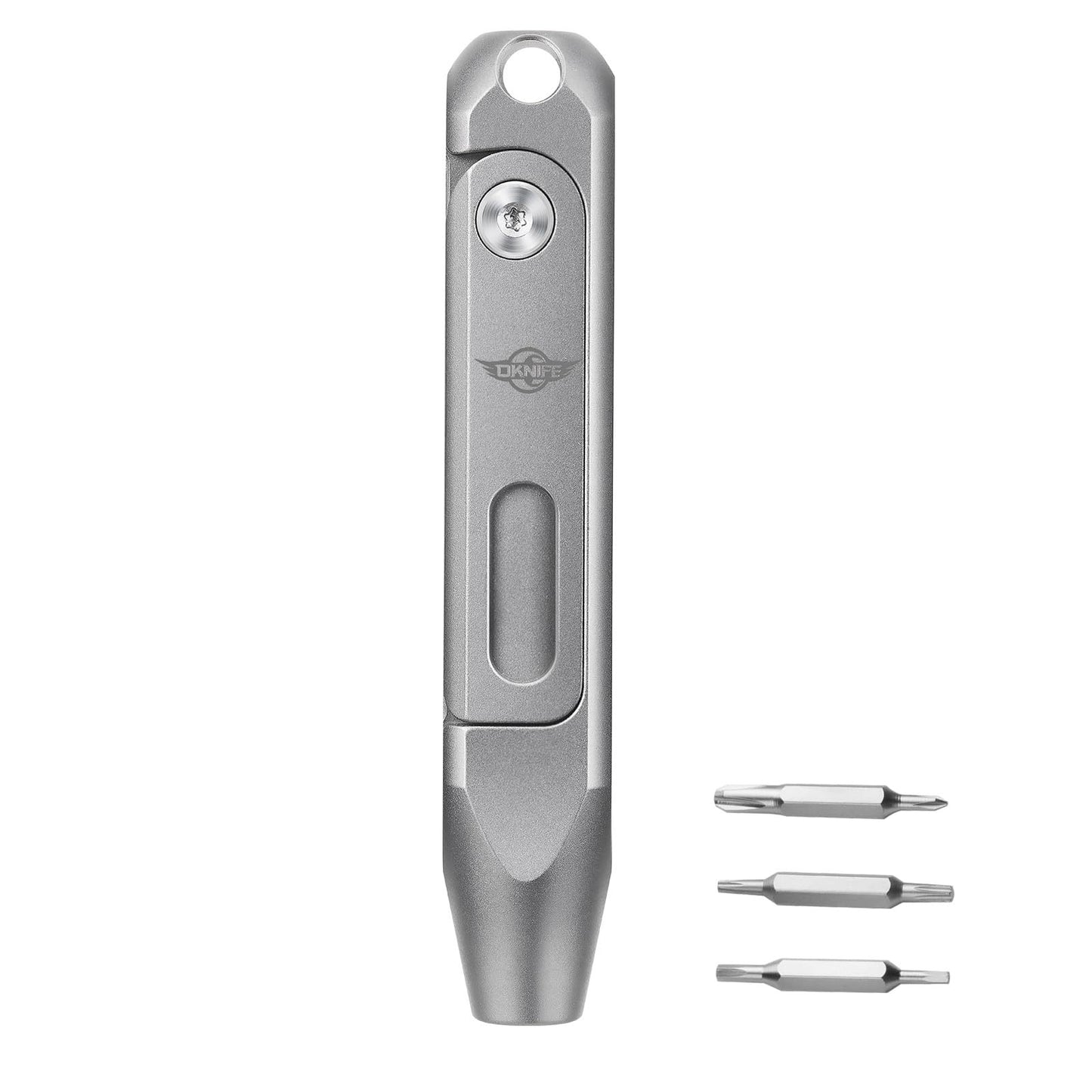 OKNIFE Otacle D1 Titanium EDC Screwdriver – 8-in-1 Multi-Bit with S2 Steel Magnetic Bits, Mini Precision Tool for Work & Daily Use