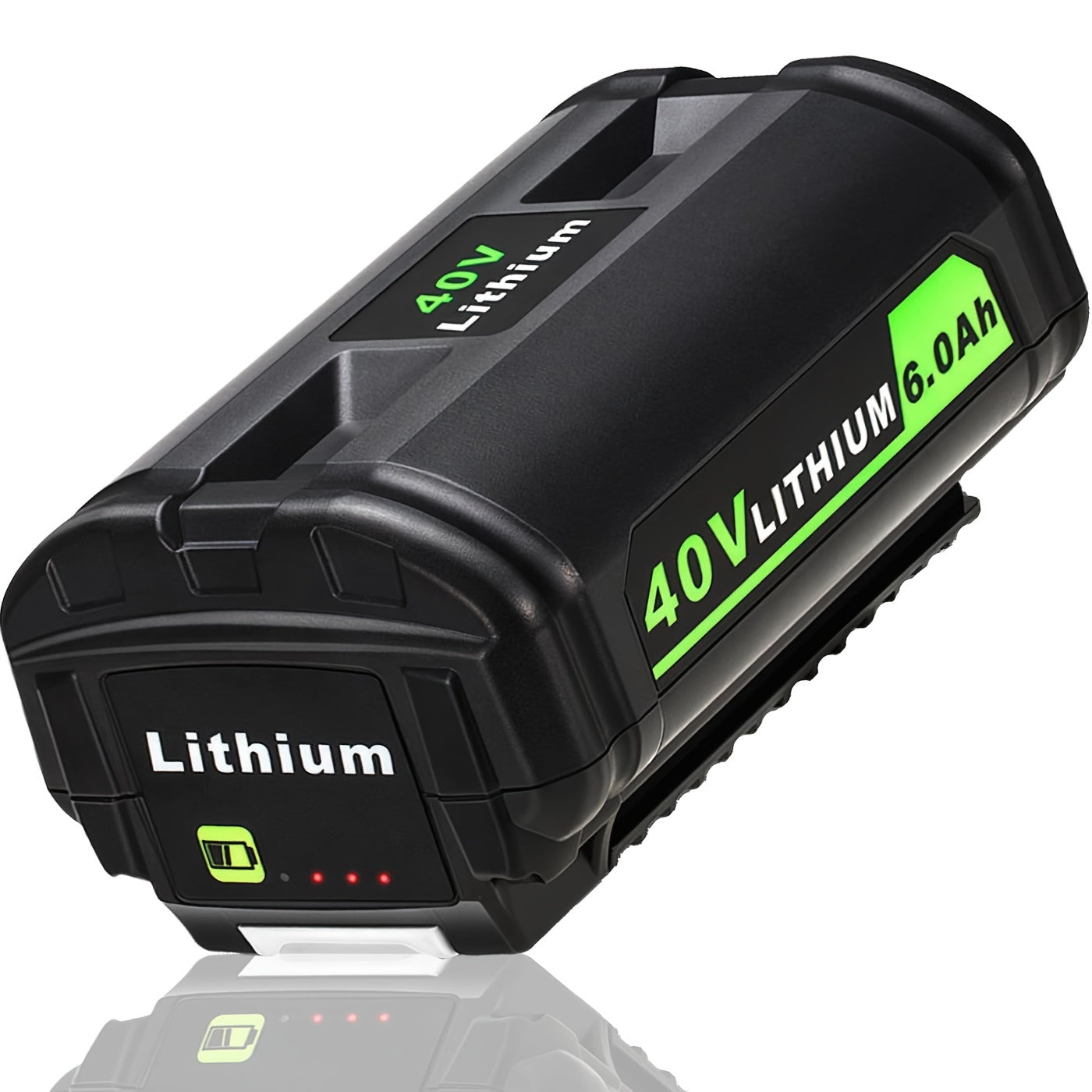 High-Capacity 40V 6.0Ah Lithium Battery Replacement – Compatible with Ryobi 40V Cordless Tools – Long-Lasting, Reliable, Safe Performance