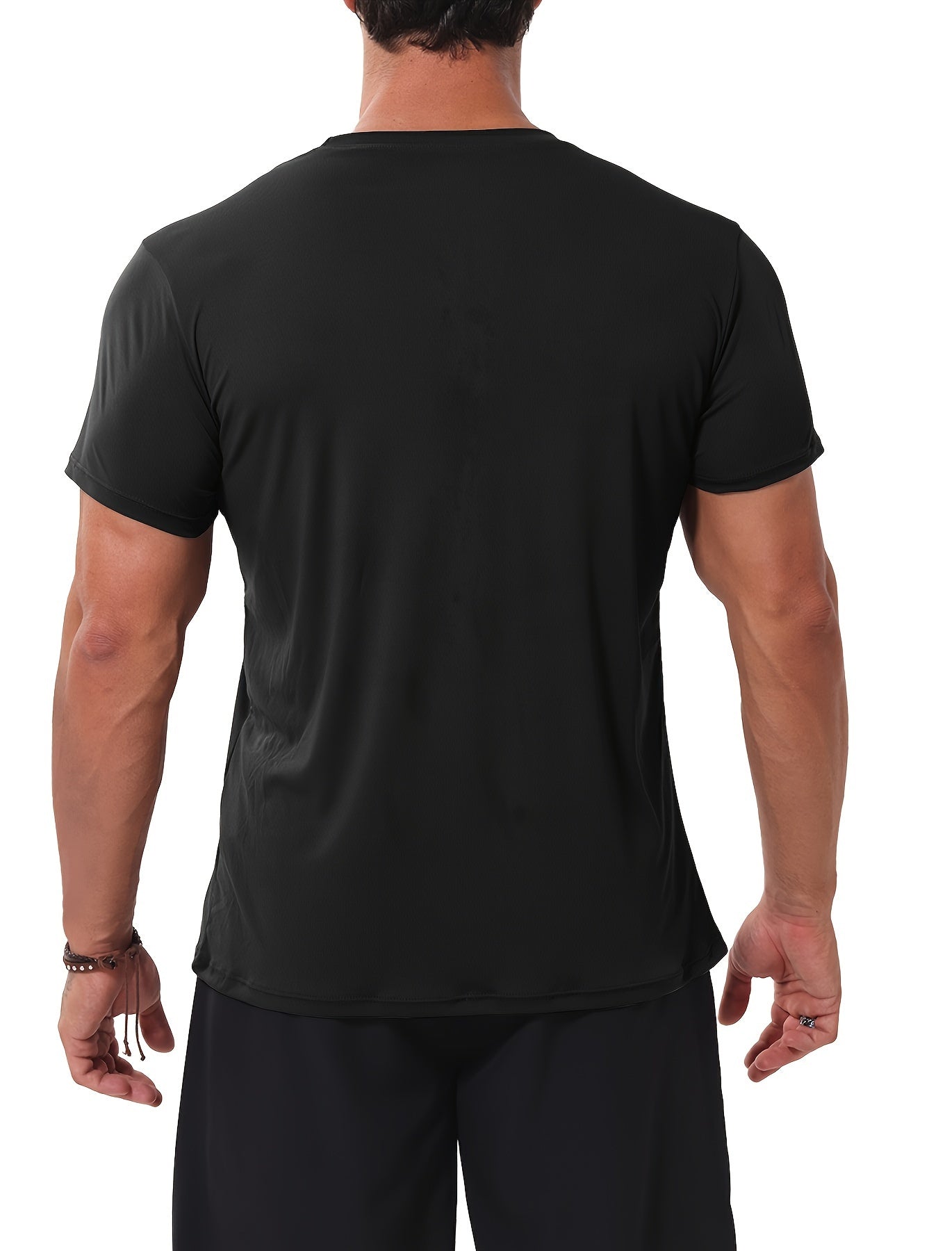 TELALEO 6-Pack Workout Shirts for Men – Short Sleeve Athletic Tops, Quick-Dry Crew Neck T-Shirts for Running