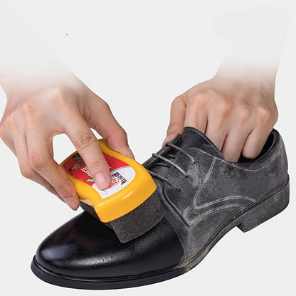 Quick Drying Shoe Polish Wipe – Effortless Leather Cleaning, Glossy Finish, Portable Single-Sided Sponge for Easy Shoe Care