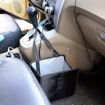 Foldable Car Trash Can – Waterproof, Leakproof Storage Bag with Large Capacity, Car Interior Organizer for Men & Women