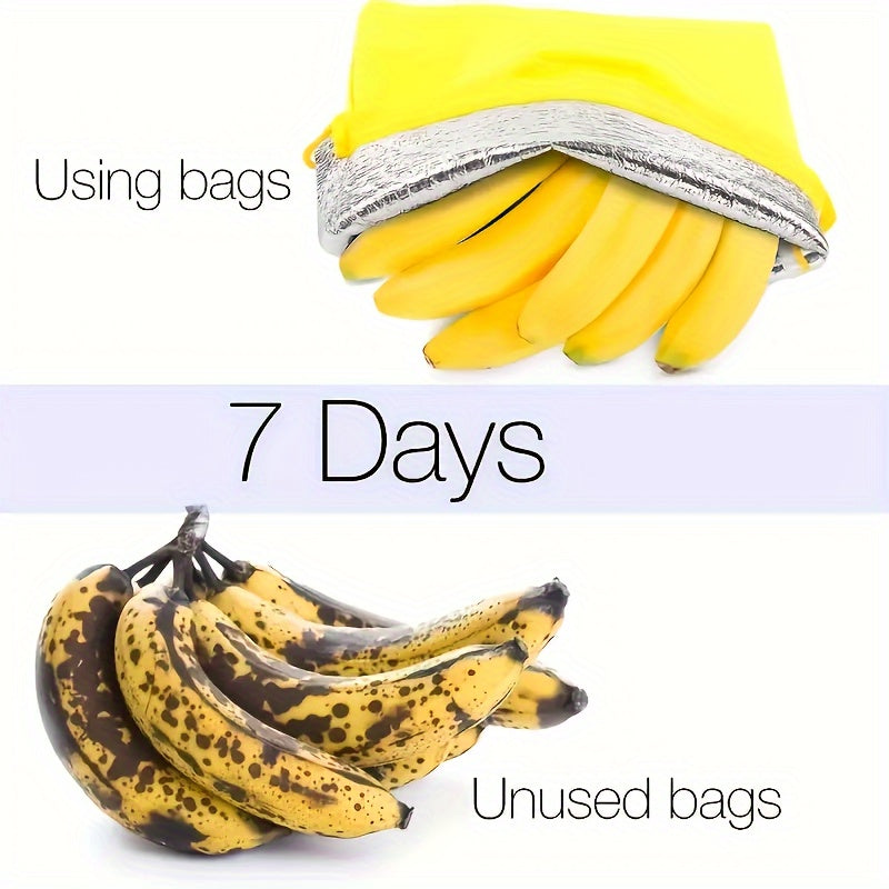 Freshness Keeper Banana Storage Bag - Preserve Freshness, Prevent Ripening, Lightweight, Washable, Durable - Space-Saving Design for Fruits and Vegetables, Easy to Clean