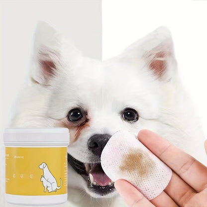 200pcs Pet Eye Wipes – Tear Mark Remover for Dog Eye Cleaning
