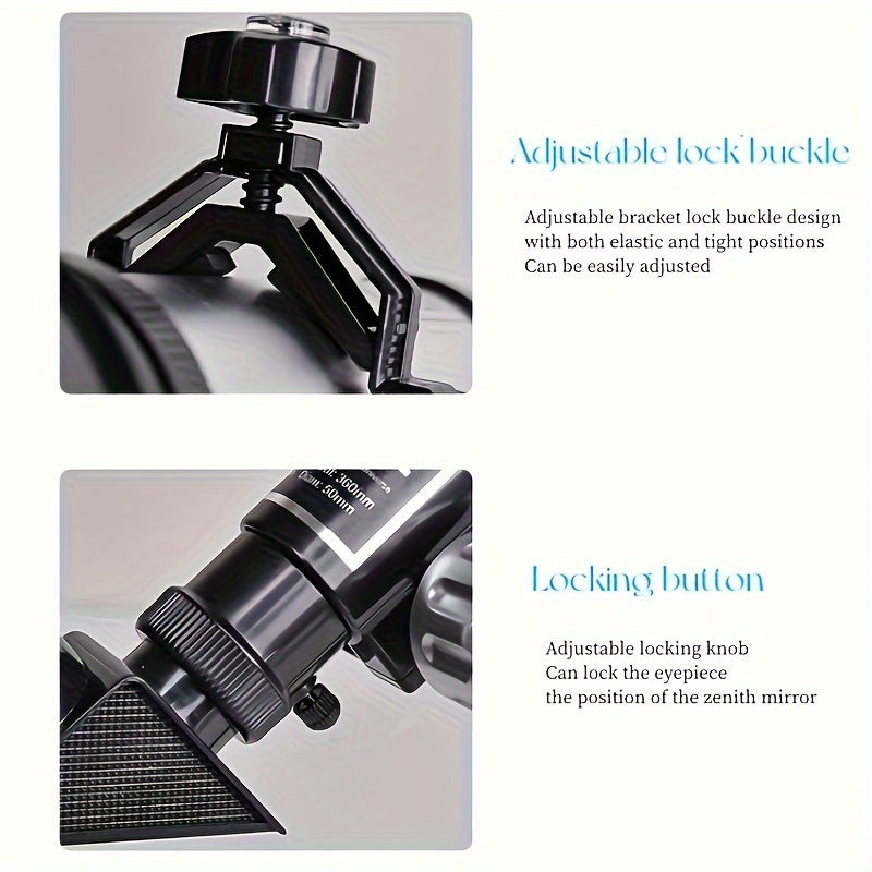 Kids' Monocular Telescope - Powerful, Portable & Easy-to-Use for Lunar and Planetary Observation - Educational Gift for Young Explorers