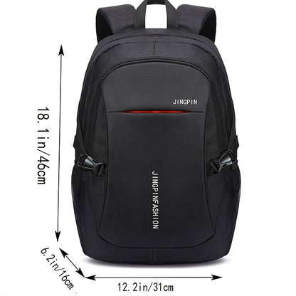 Men’s Waterproof Oxford Backpack – Business, School & Casual Travel Rucksack