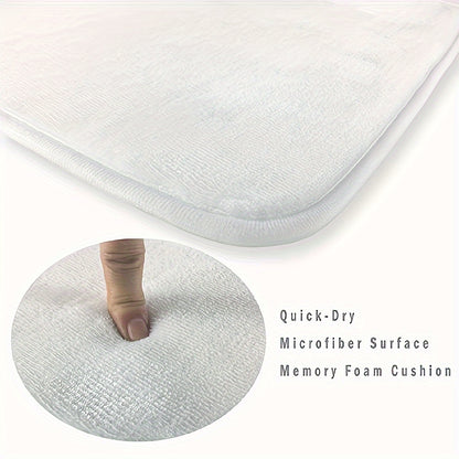 Black and White Text Pattern Rug – Soft, Comfortable, Waterproof Non-Slip Floor Mat, Absorbent and Machine Washable for Kitchen, Living Room, Bedroom, Hallway, Bathroom