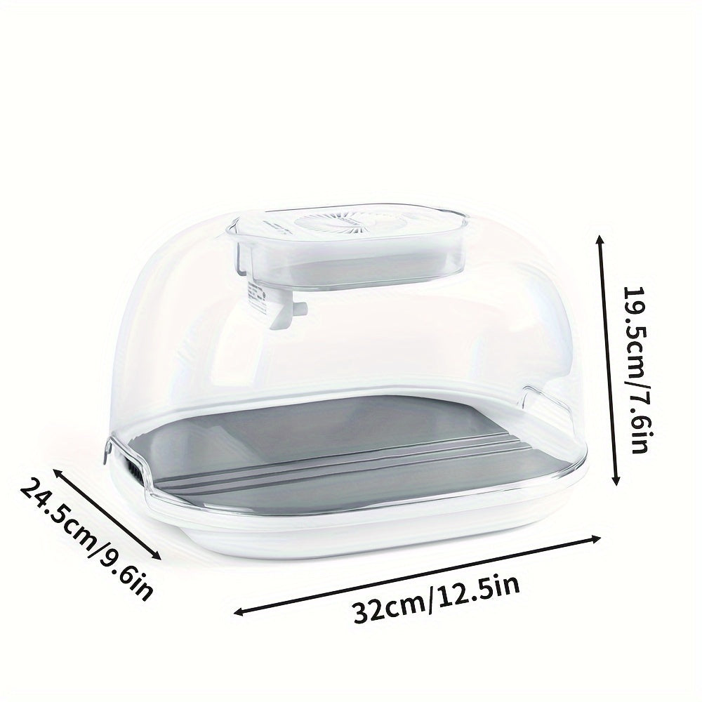 Rapid Freshness Defroster Box - Household Food Thawing Box with Drainage Tray, Safer and Faster Meat Thawing, Suitable for Home Kitchens
