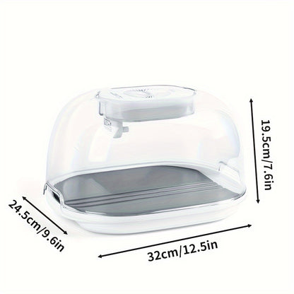 Rapid Freshness Defroster Box - Household Food Thawing Box with Drainage Tray, Safer and Faster Meat Thawing, Suitable for Home Kitchens