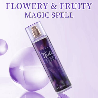 Peach & Cherry Blossom Body & Hair Fragrance Mist with Aloe Vera & Chamomile - Women's Perfume Spray 236mL/8 Fl Oz