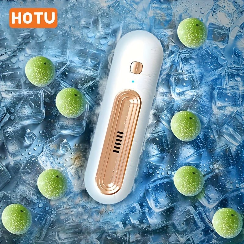 Powerful Refrigerator Deodorizer – Eliminates Odors, Disinfects, and Purifies Air – USB Charging – Portable, Compact, Easy-to-Use Odor Remover for Kitchen Fridge and Freezer