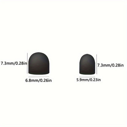 20 Pack Hollow Pens with Replacement Tips - 10 Large and 10 Small, Includes Rubber Tips