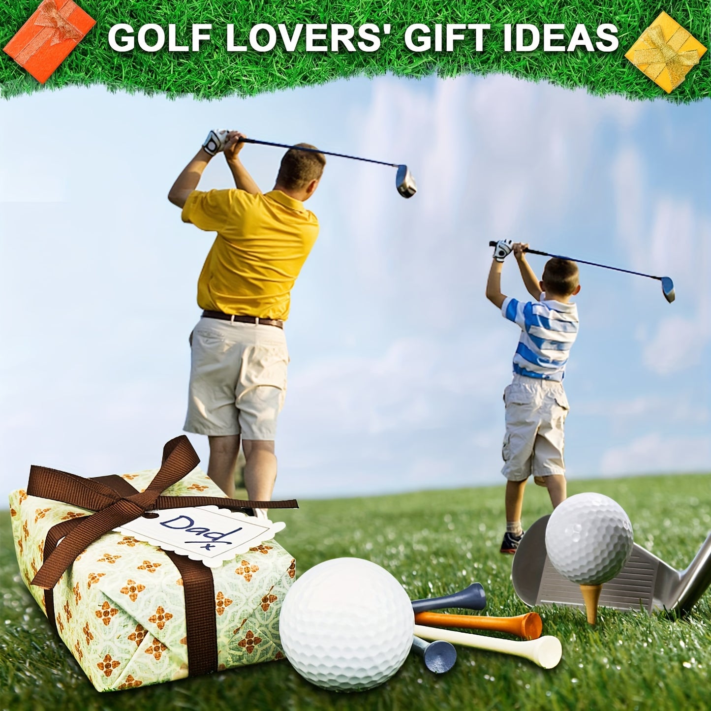 Golf Trunk Organizer - Waterproof and Durable Golf Storage Bag, Shoe Bag and Accessories for Men, Car Organizer