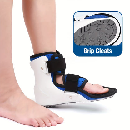 Ultra-Lightweight Airflow Ankle Support Brace – Secure-Grip, Removable Liner, Durable Protective Shell – Ideal for Fracture Rehabilitation, Metatarsal and Ligament Sprain Protection