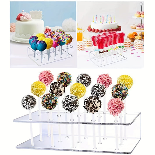 Acrylic Lollipop Display Stand - 15/20 Hole Candy Display Rack, Supermarket Candy Decoration Bracket
