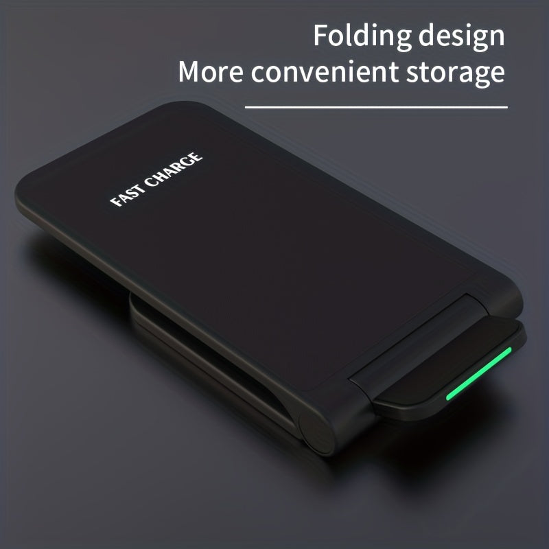Z2 Wireless Fast Charger Stand – 15W Rapid Charging for iPhone 15/14/13/12/11/XS Max/XR/X/8Plus and Samsung S23/S22/S21/S20/S10/S9 – Universal Compatibility