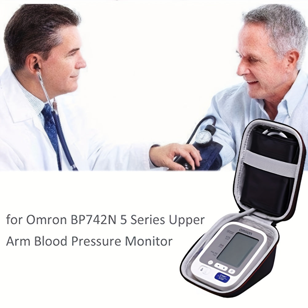 Classic Rolling Upper Arm Blood Pressure Monitor Case - Protective Travel Storage, Dimensions: 4.33 x 3.15 x 5.91 inches