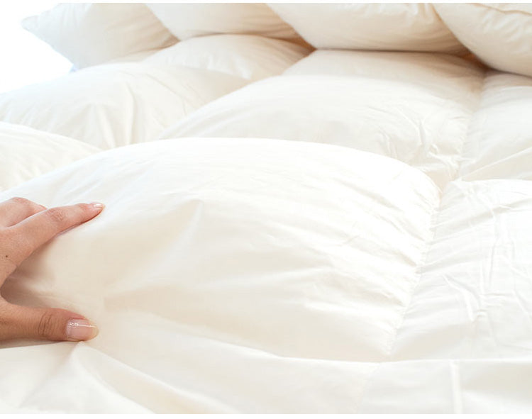 95% White Goose Down Quilt – Winter Cotton, Thick & Lightweight, High-Quality Breathable Household Comforter