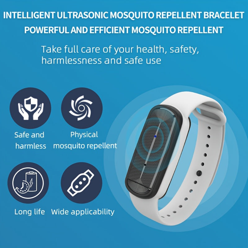 M90 Ultrasonic Mosquito Repellent Band – Electronic Outdoor Mosquito Prevention Watch