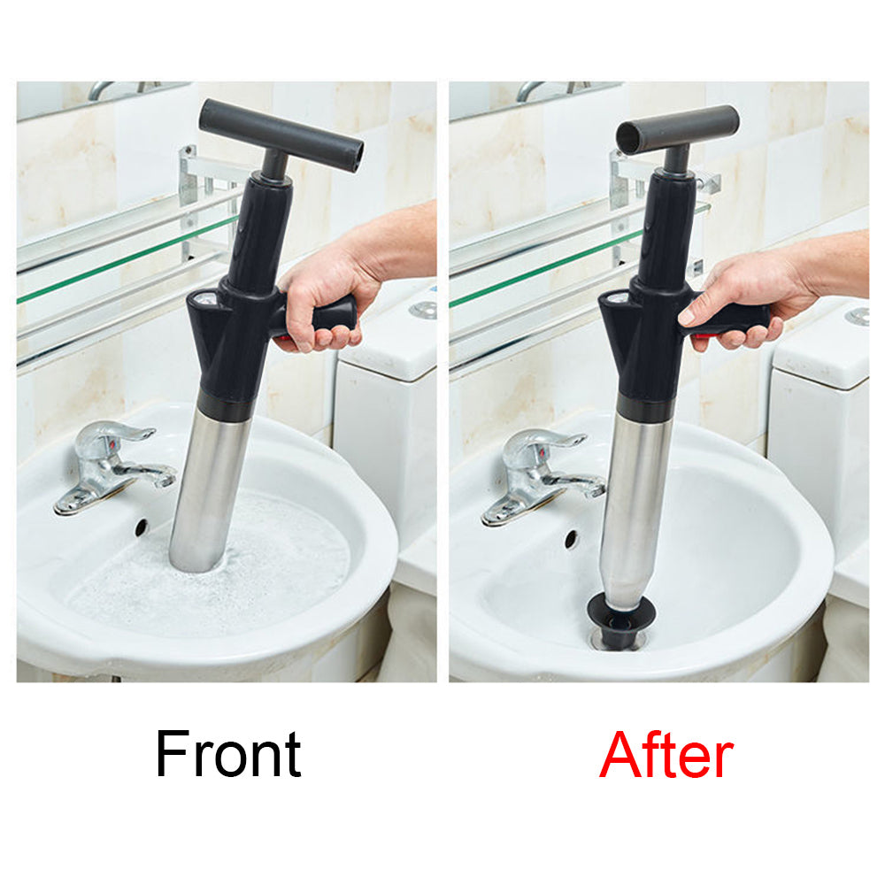 High Pressure Toilet Plunger – Air Drain Blaster for Clog Removal & Sewer Pipe Unblocking