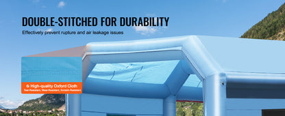 VEVOR Inflatable Paint Booth – Portable Car Spray Booth with Powerful Blowers & Air Filter System