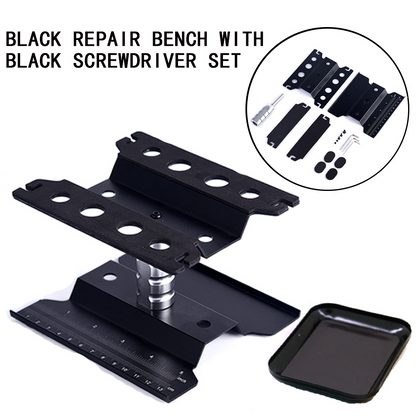 RC Car Tool Lifting Work Stand – 360° Rotating Repair Platform for 1/10 & 1/8 Buggy Crawler Cars
