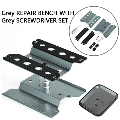 RC Car Tool Lifting Work Stand – 360° Rotating Repair Platform for 1/10 & 1/8 Buggy Crawler Cars